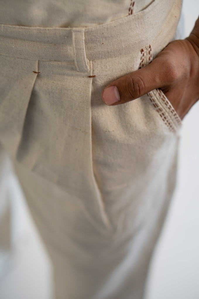 Dawning Unisex Double Breasted Jacket & Pleated Pants Set from Lafaani