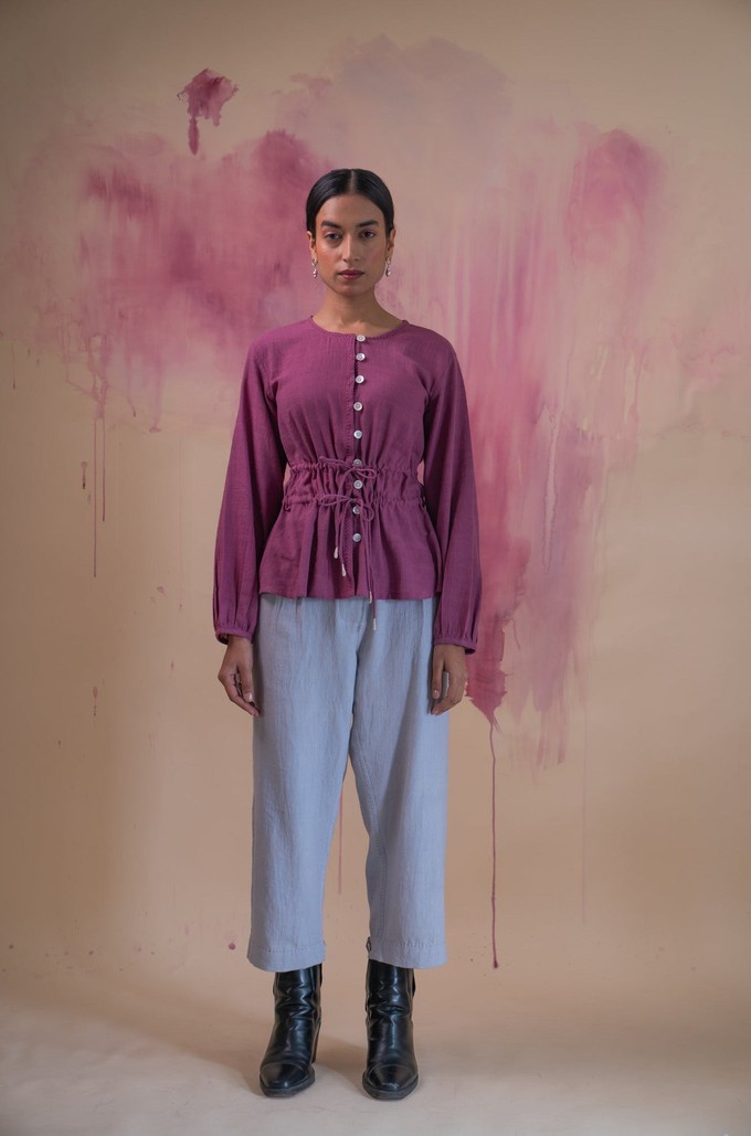 Phosphene Ruched Blouse from Lafaani
