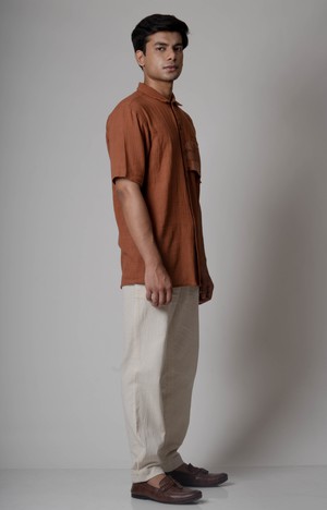 Extra Fabric Flap Shirt from Lafaani