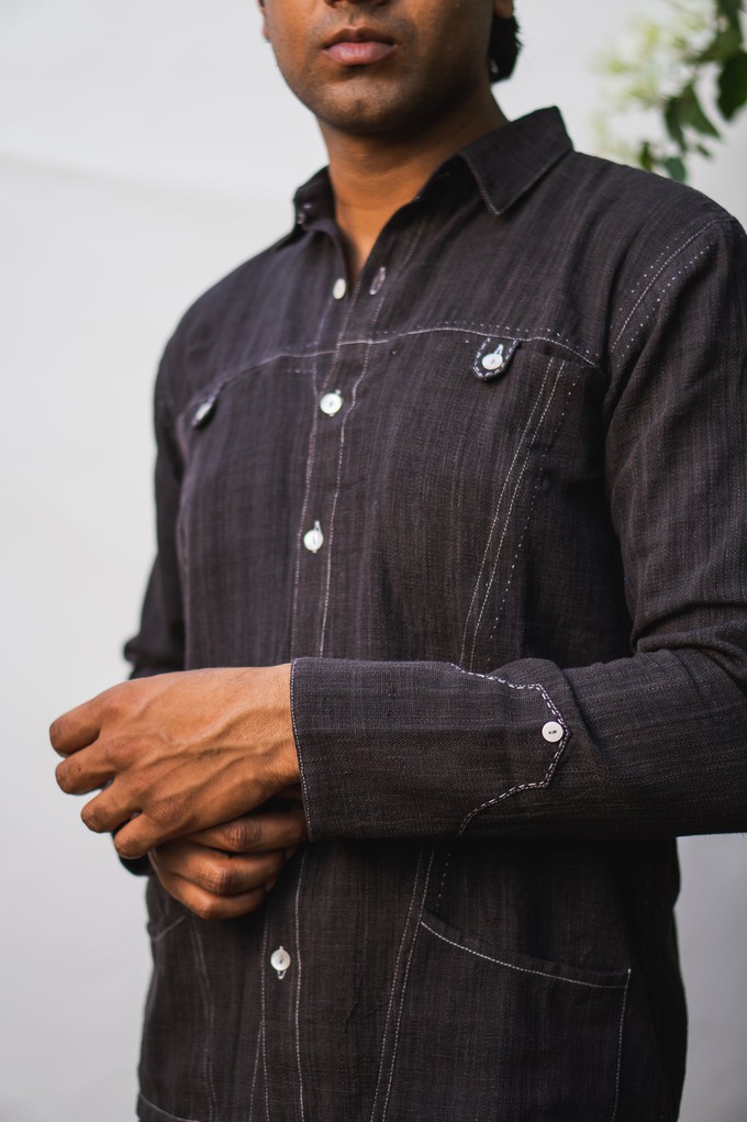 Sonder Panelled Shirt from Lafaani