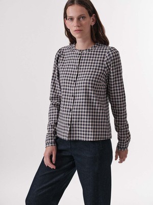 Check blouse from LANIUS