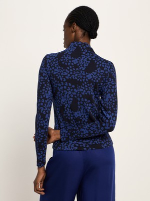 Shirt with stand-up collar from LANIUS