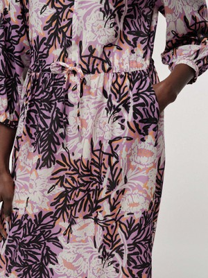 Midi dress print vintage flower from LANIUS