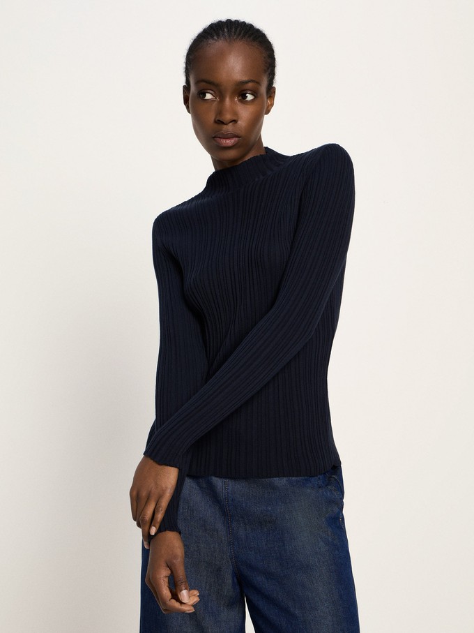 Ribbed sweater (GOTS) from LANIUS