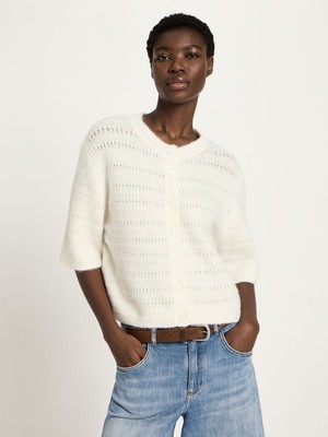 Strickjacke 3/4 Arm mit Ajour from LANIUS