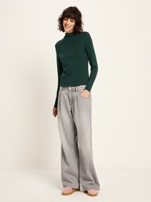 Shirt with stand-up collar from LANIUS