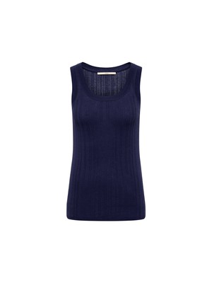 Rib knit top (GOTS) from LANIUS