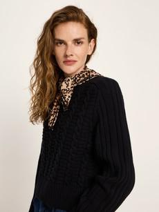 Scarf Print Leo via LANIUS