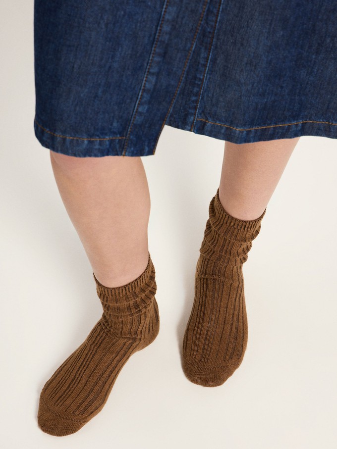 Rib knit socks (GOTS) from LANIUS