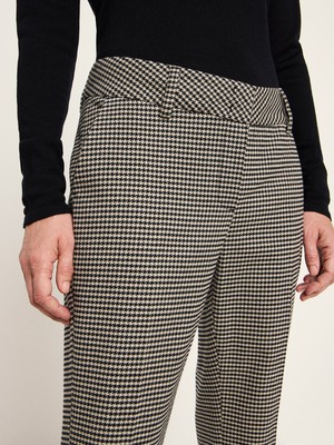 Houndstooth trousers (GOTS) from LANIUS