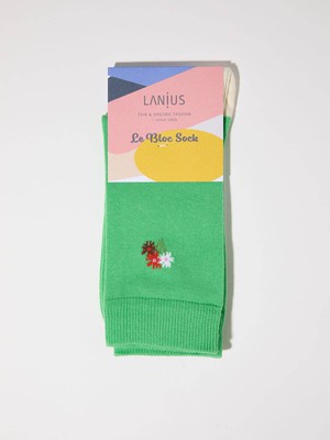 Socks with embroidery from LANIUS