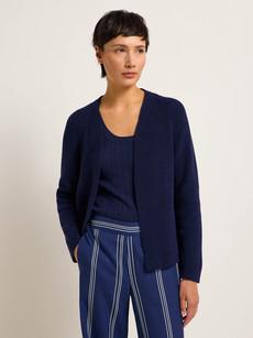 Open knit cardigan (GOTS) via LANIUS