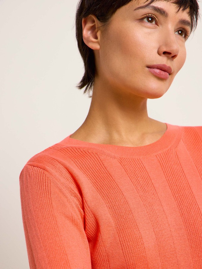 Wide rib sweater (GOTS) from LANIUS
