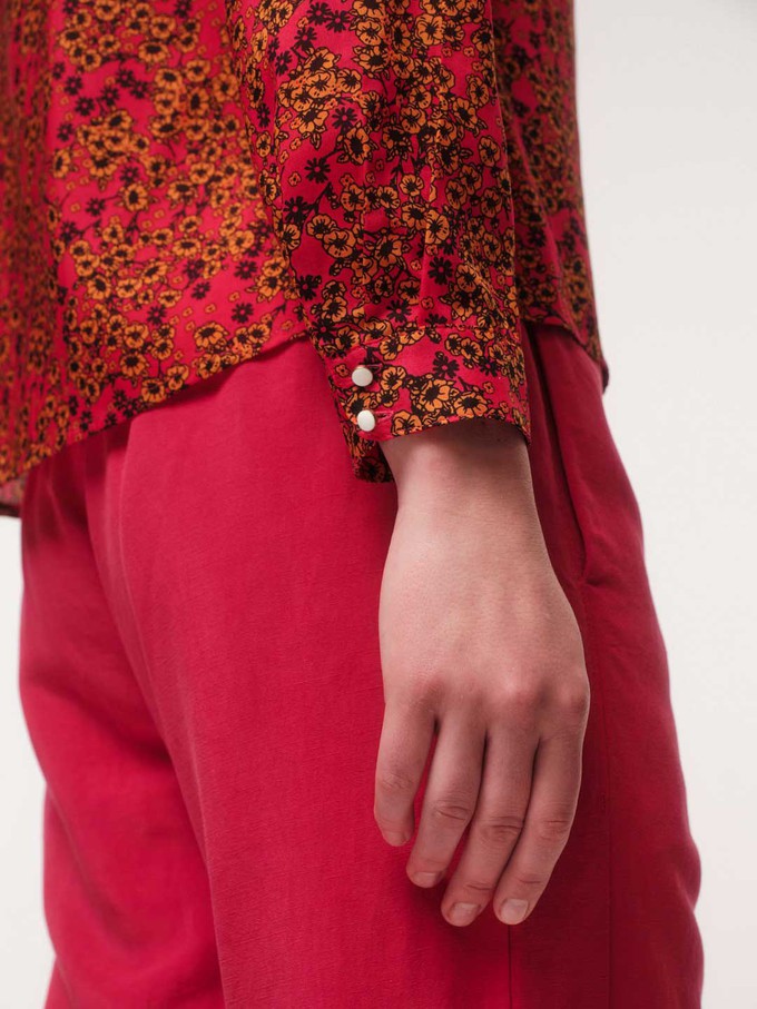 Shirt blouse print flower field from LANIUS