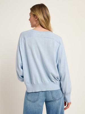 V-neck sweater GOTS from LANIUS