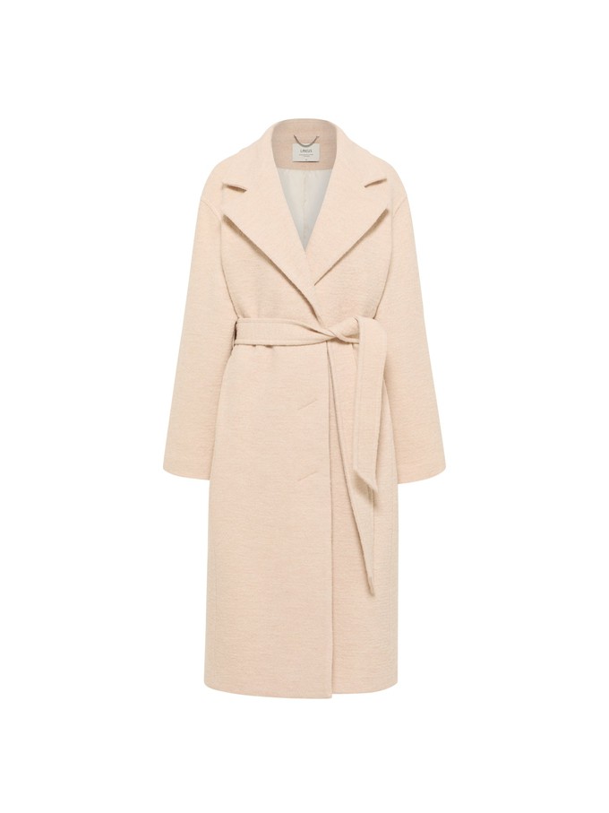 boiled wool coat with lapels (GOTS) from LANIUS