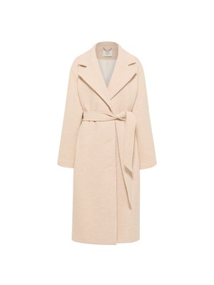 boiled wool coat with lapels (GOTS) from LANIUS