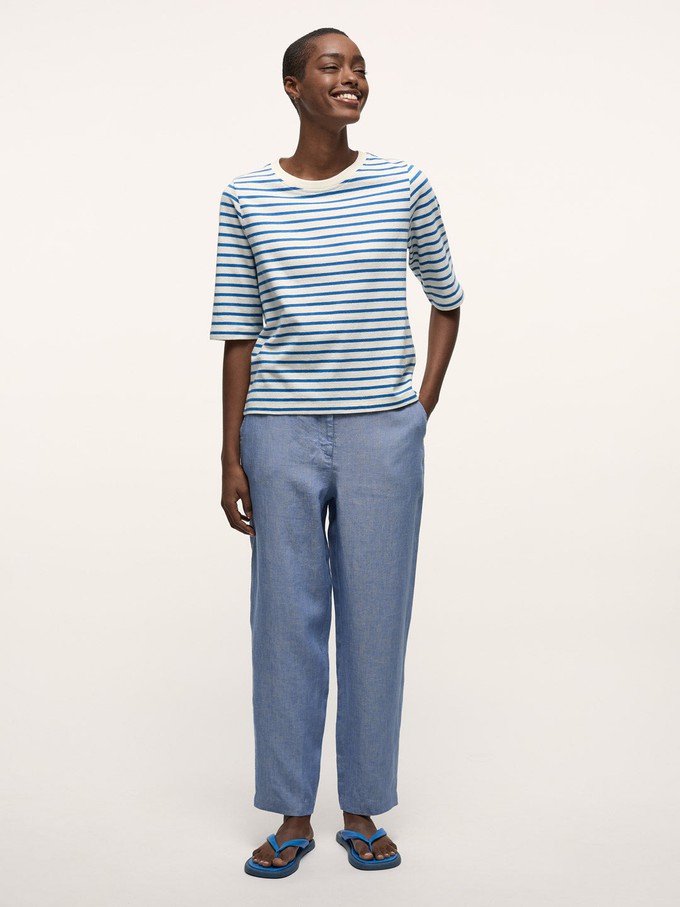 Striped short sleeve shirt (OCS) from LANIUS