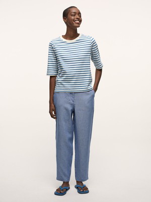 Striped short sleeve shirt (OCS) from LANIUS