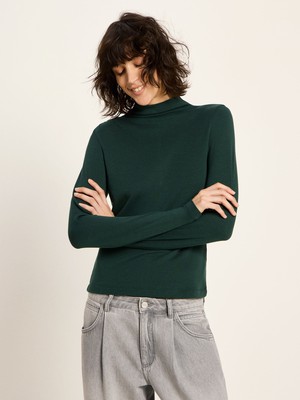 Shirt with stand-up collar from LANIUS