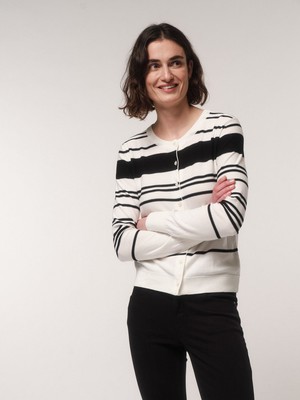 Striped cardigan (GOTS) from LANIUS