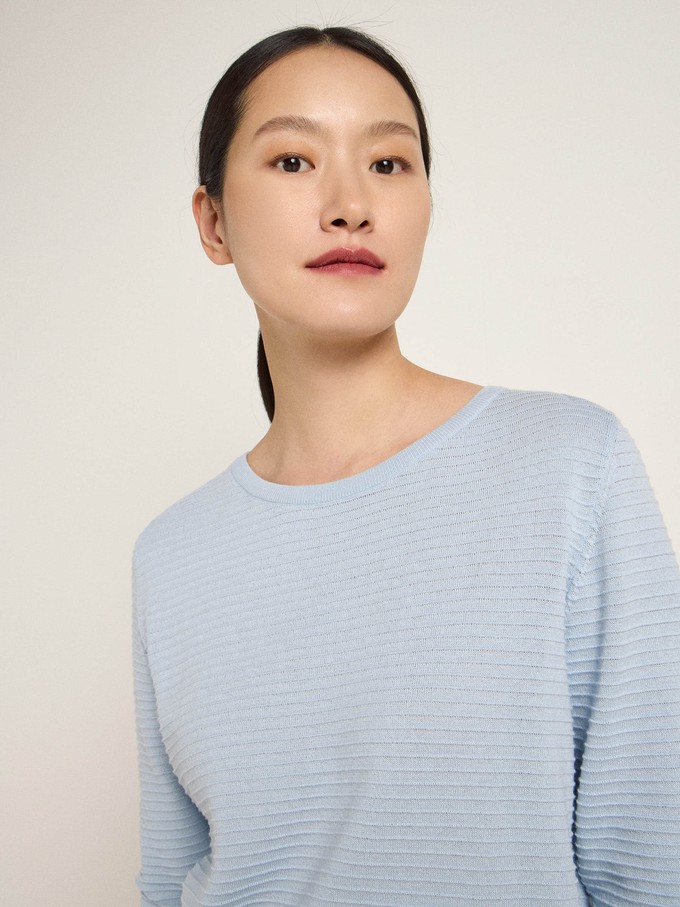 short-sleeved sweater (GOTS) from LANIUS