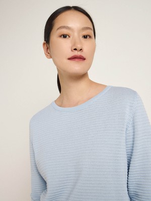 short-sleeved sweater (GOTS) from LANIUS