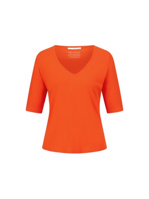 Half sleeve shirt V-neck from LANIUS