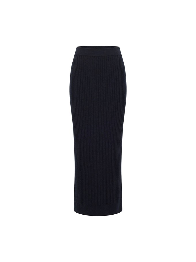 Ribbed knit skirt (GOTS) from LANIUS