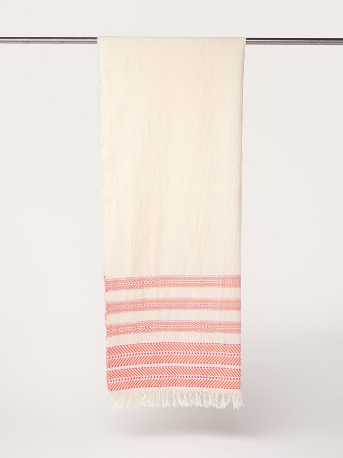 Scarf with ikat pattern from LANIUS