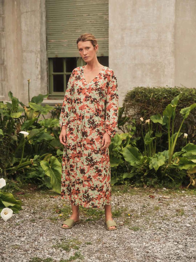 Maxi Dress Print Powerful Bloom from LANIUS