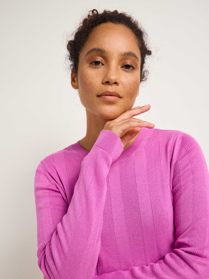Wide rib sweater (GOTS) from LANIUS
