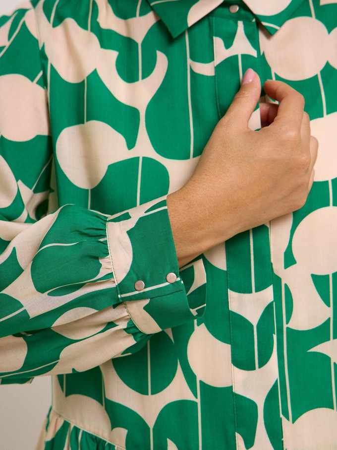 Shirt dress print graphic dots from LANIUS