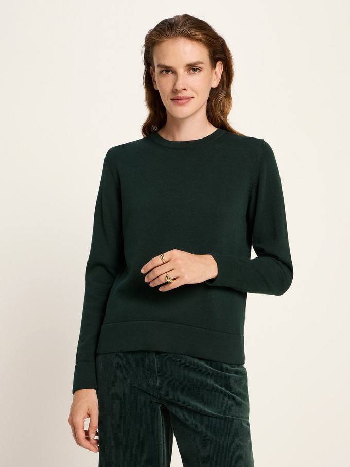 Round neck sweater (GOTS) from LANIUS