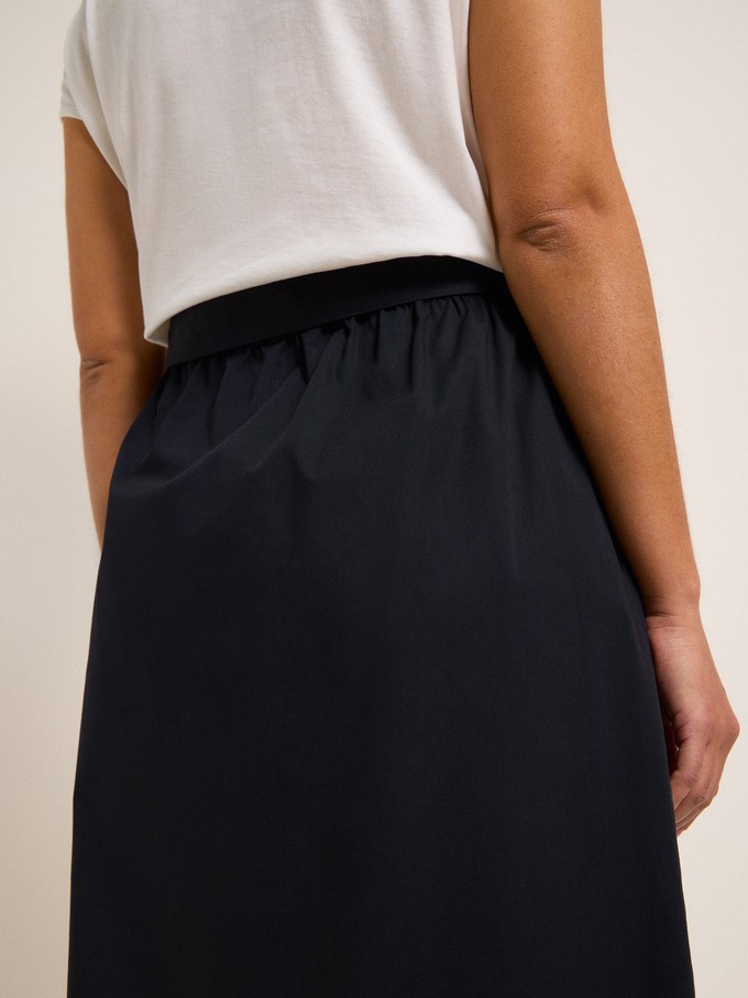 Midi skirt with belt (GOTS) from LANIUS