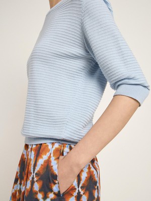 short-sleeved sweater (GOTS) from LANIUS