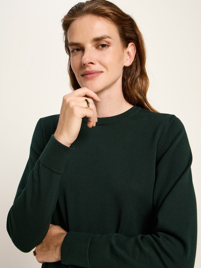 Round neck sweater (GOTS) from LANIUS