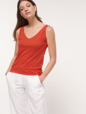 V-neck tank top from LANIUS