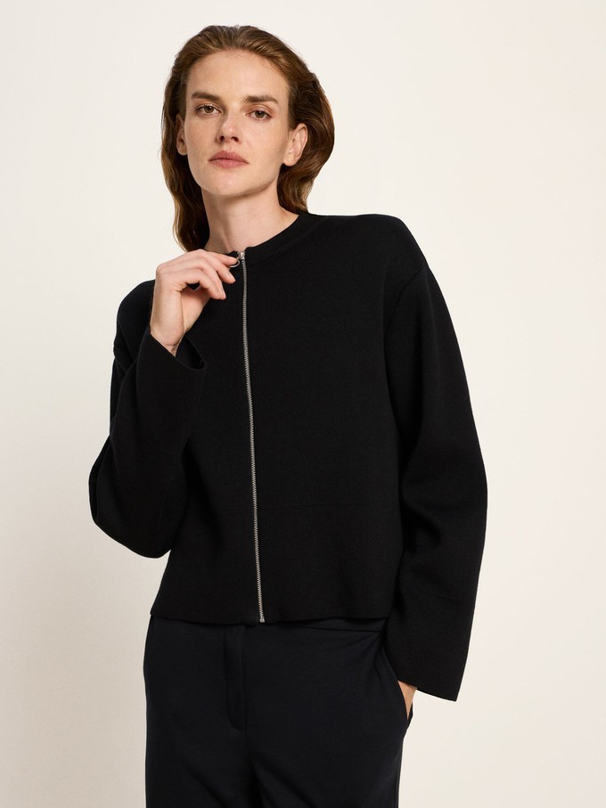 Cardigan with zipper (GOTS) from LANIUS