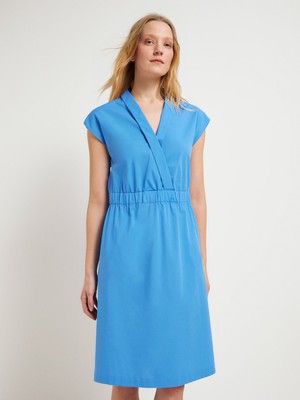 Dress with shawl collar (GOTS) from LANIUS
