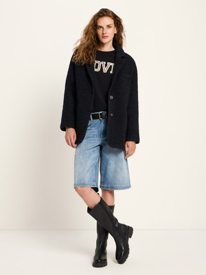 Boucle blazer coat (GOTS) from LANIUS