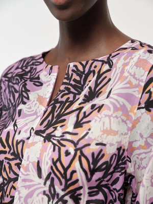 Midi dress print vintage flower from LANIUS