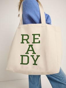 Statement bag "READY" (GOTS) via LANIUS