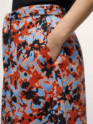 Midi skirt with belt (GOTS) from LANIUS