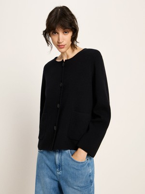 Double-face cardigan (GOTS) from LANIUS