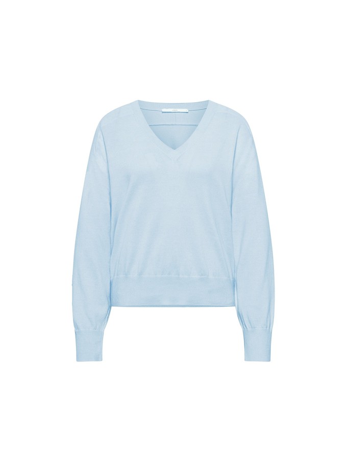 V-neck sweater GOTS from LANIUS