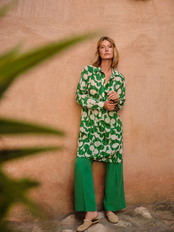 Shirt dress print graphic dots from LANIUS