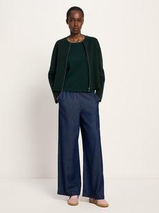 Cardigan with zipper (GOTS) via LANIUS