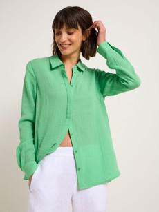 Shirt blouse with structure via LANIUS