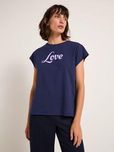 Statement shirt Love (GOTS) via LANIUS